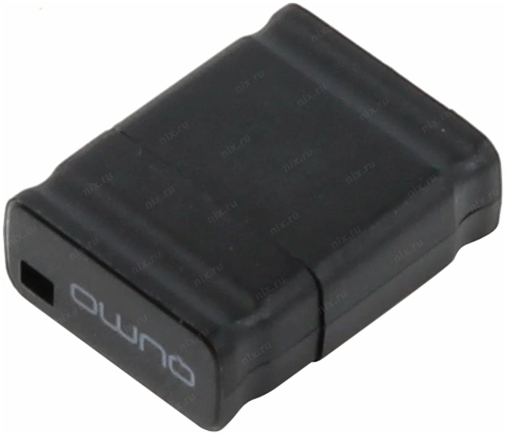 Флешка USB 2.0 QUMO 64Gb, NANO QM64GUD-NANO-B черный
