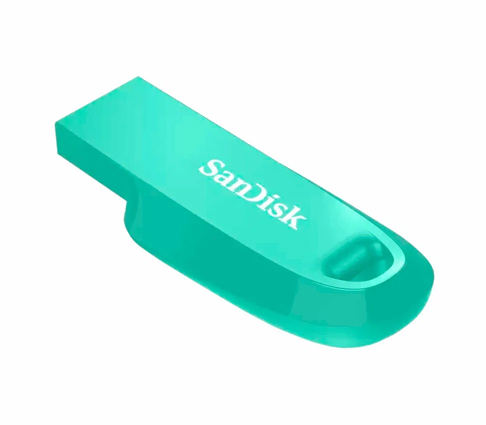 Флешка USB 256 Gb SanDisk CZ550 Ultra Curve, USB 3.2 зеленый