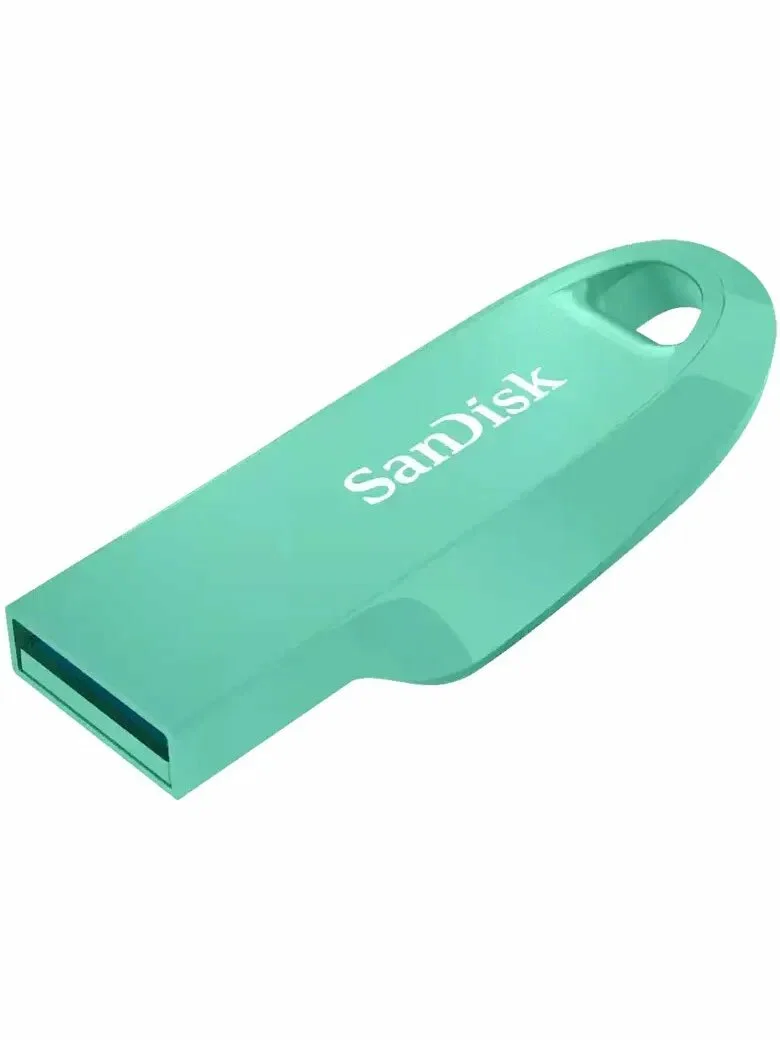 Флешка USB 256 Gb SanDisk CZ550 Ultra Curve, USB 3.2 зеленый
