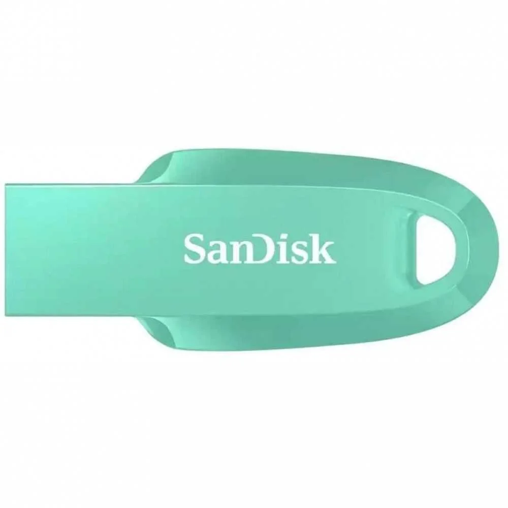 Флешка USB 256 Gb SanDisk CZ550 Ultra Curve, USB 3.2 зеленый