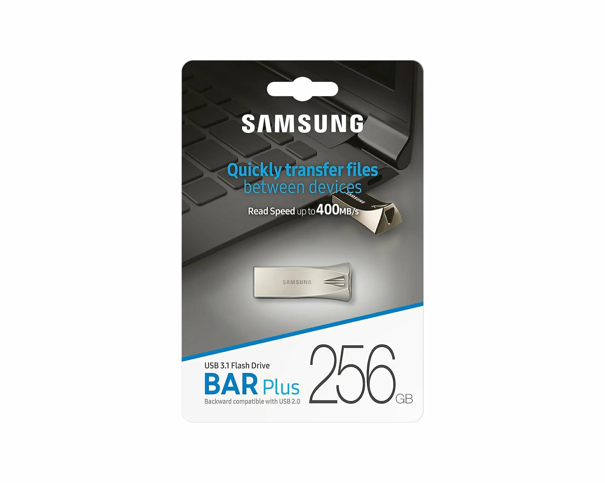 Флешка USB 256Gb USB Drive USB 3.1 Samsung FIT Plus (up to 300Mb/s) (MUF-256AB/APC)