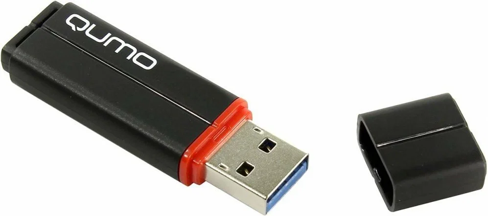 Флешка USB 3.0 QUMO 32Gb, Speedster черный