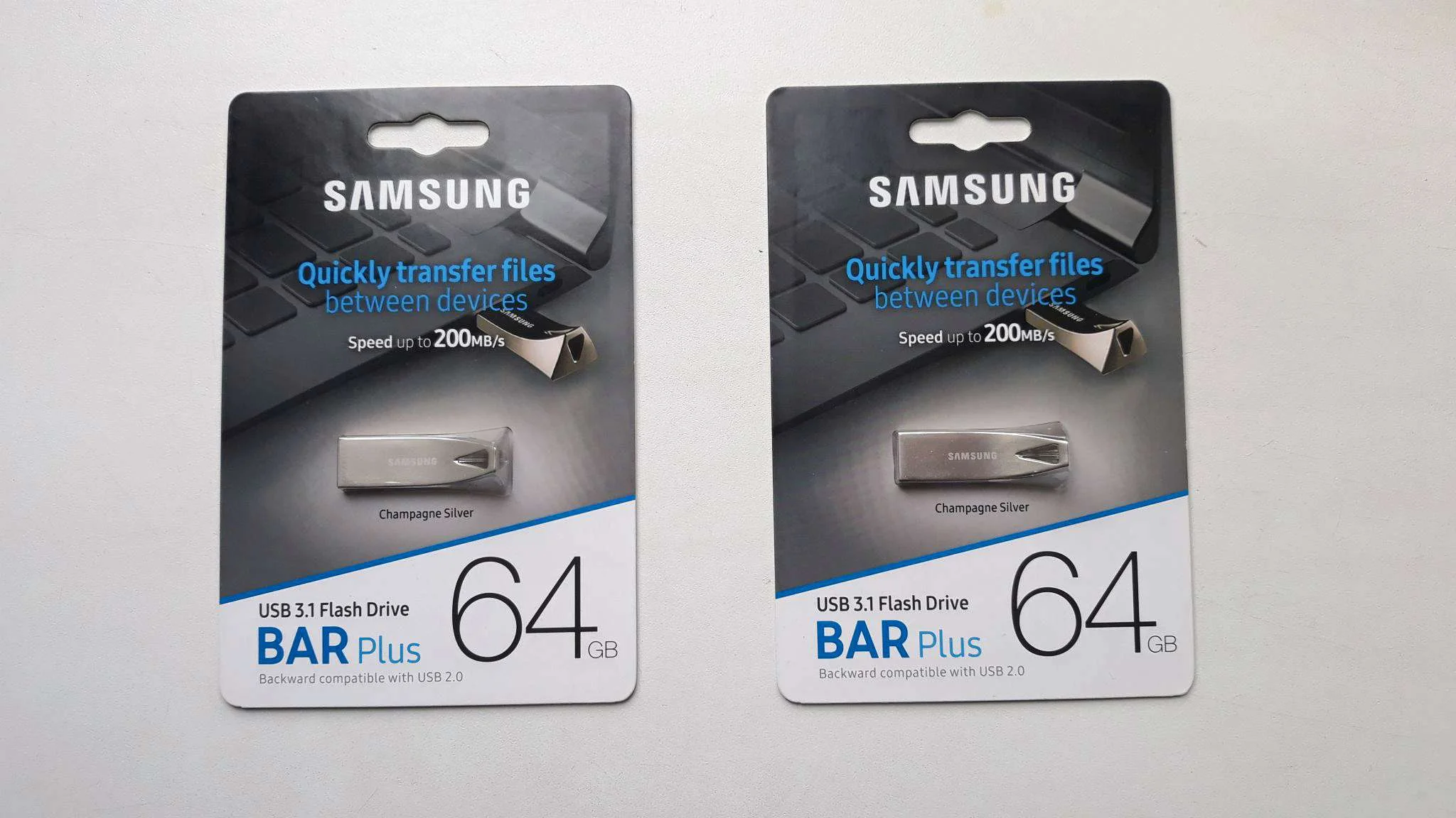 Флешка USB 64Gb USB Drive USB 3.1 Samsung BAR Plus (up to 200Mb/s) (MUF-64BE4/APC)