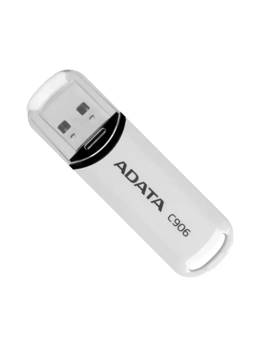 Флешка USB ADATA C906 (AC906-32G-RWH), 32Gb, USB 2.0, R/W 15/5, белый