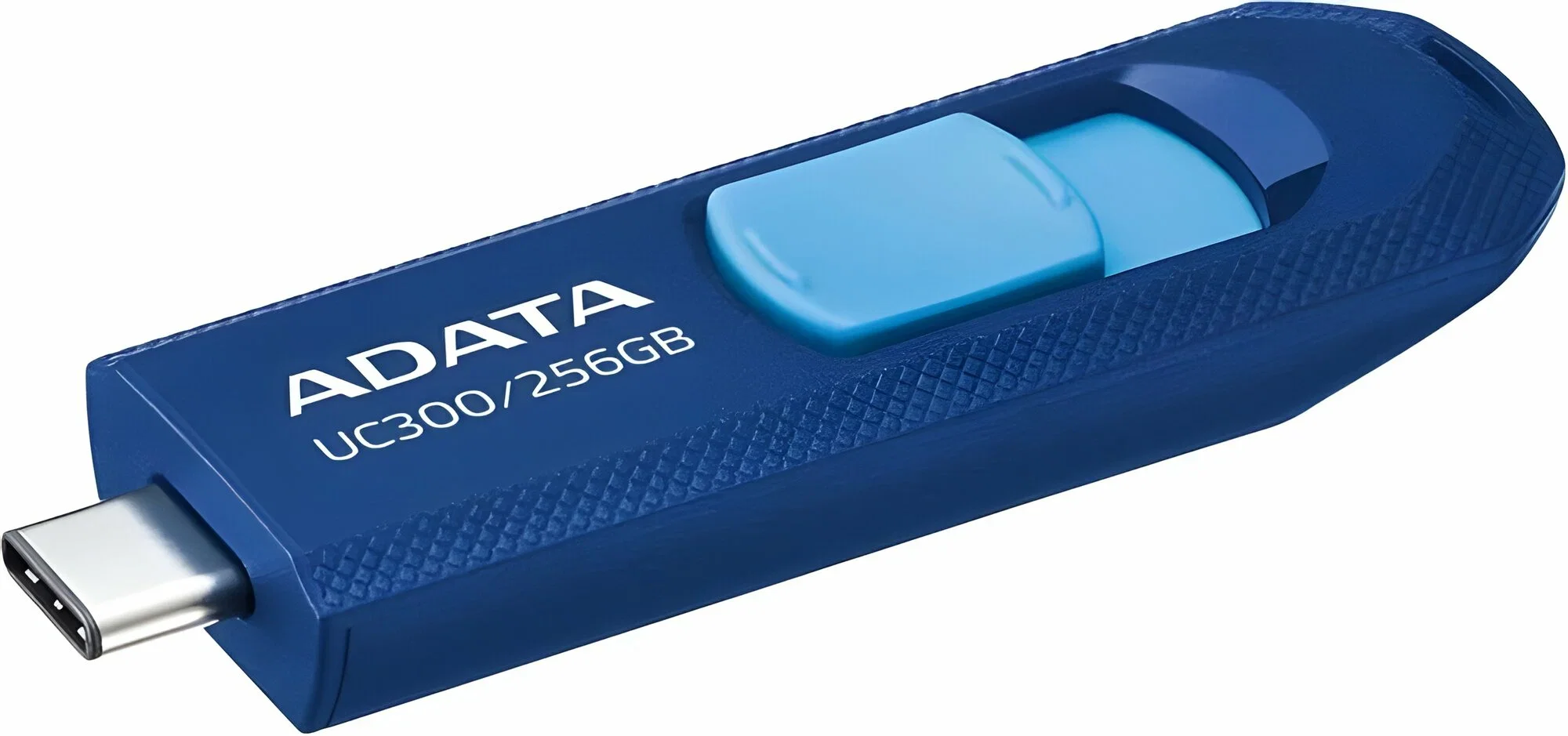 Флешка USB ADATA UC300 (ACHO-UC300-256G-RBK/GN), 256Gb, Type-C USB 3.2, R/W 100/30, черный/зеленый