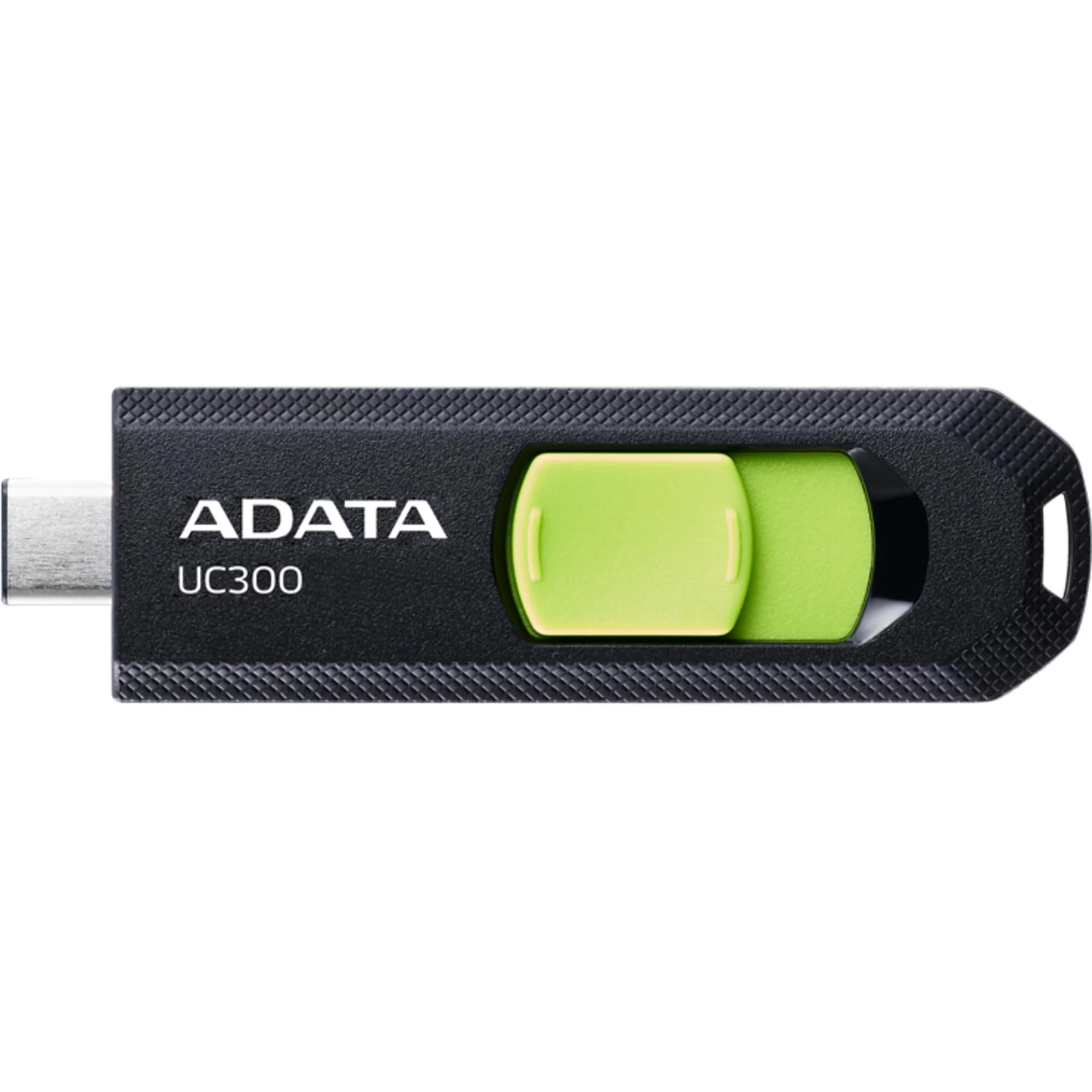 Флешка USB ADATA UC300 (ACHO-UC300-32G-RBK/GN), 32Gb, Type-C USB 3.2, R/W 100/30, черный/зеленый