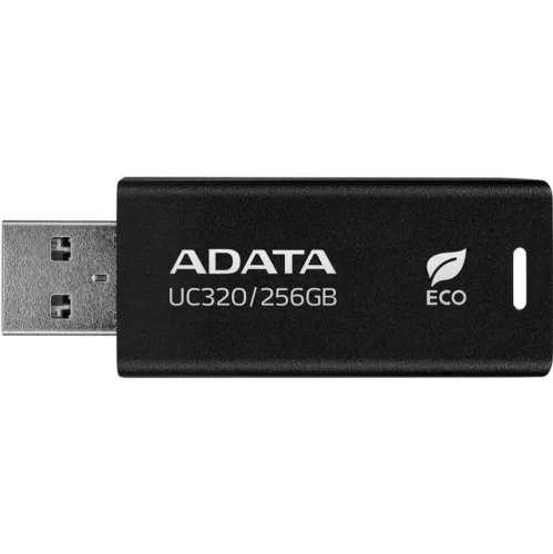 Флешка USB ADATA UC320 (UC320-256G-RBK/BK), 256Gb, USB 3.2, R/W 100/30, черный