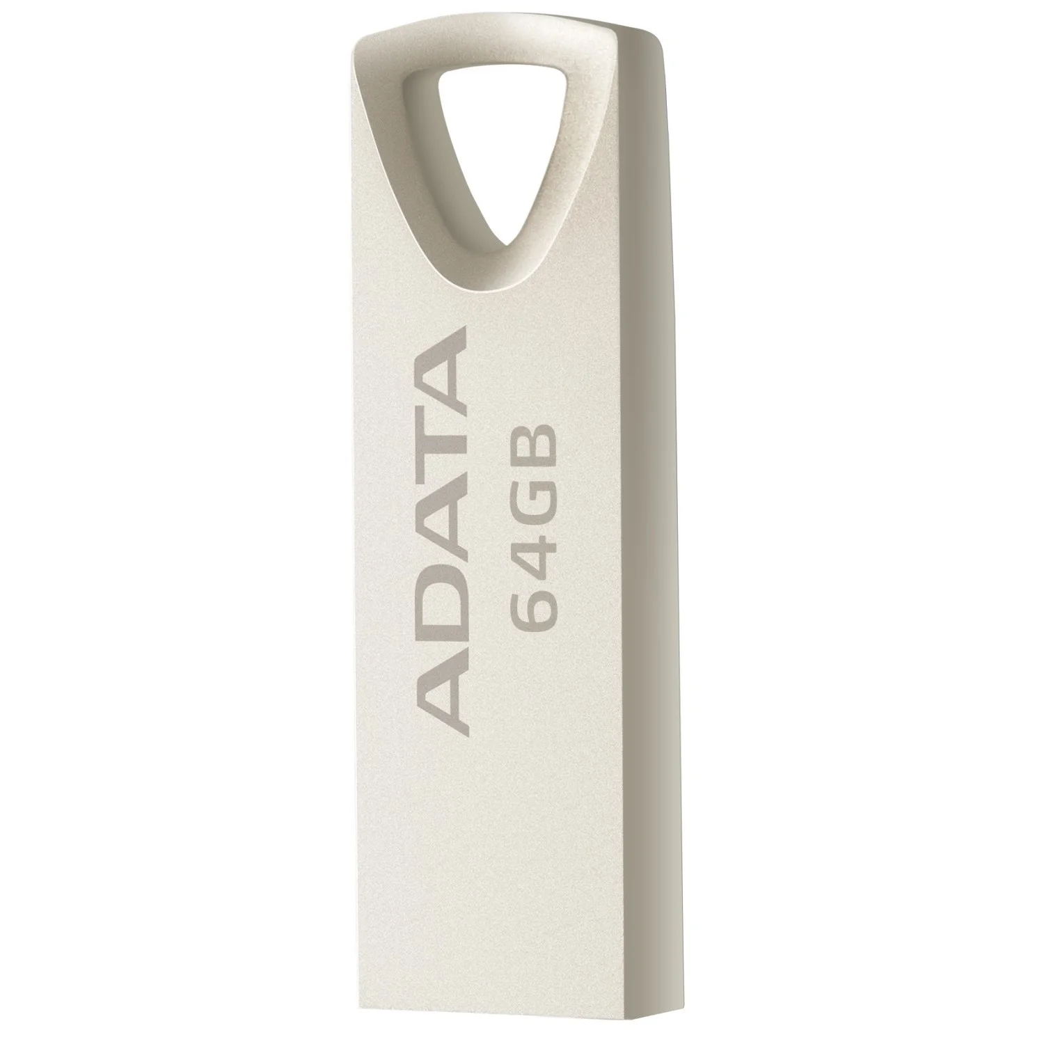 Флешка USB ADATA UV210 (AUV210-64G-RGD), 64Gb, USB 2.0, R/W 15/5, серебро