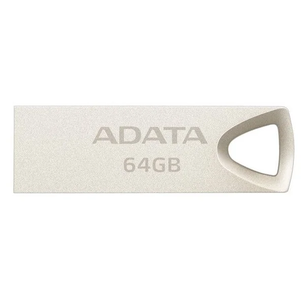 Флешка USB ADATA UV210 (AUV210-64G-RGD), 64Gb, USB 2.0, R/W 15/5, серебро