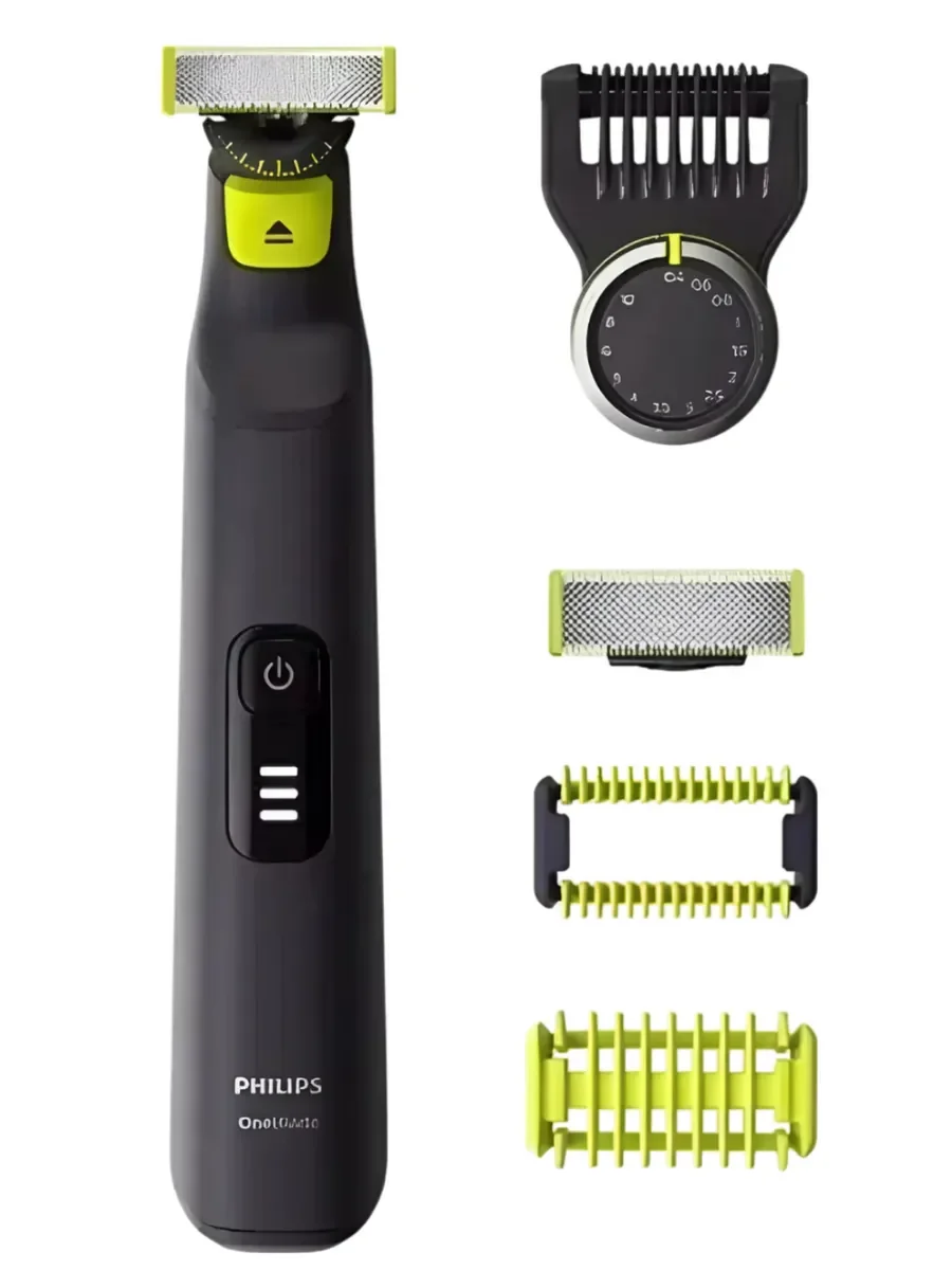 Триммер Philips OneBlade QP6542/10 (4 насад.,аккум.120мин)