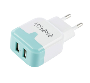 Сетевые Зарядные Устройства (СЗУ) Energy ET-33, 2 USB разъёма, 2,1А, цвет - белый