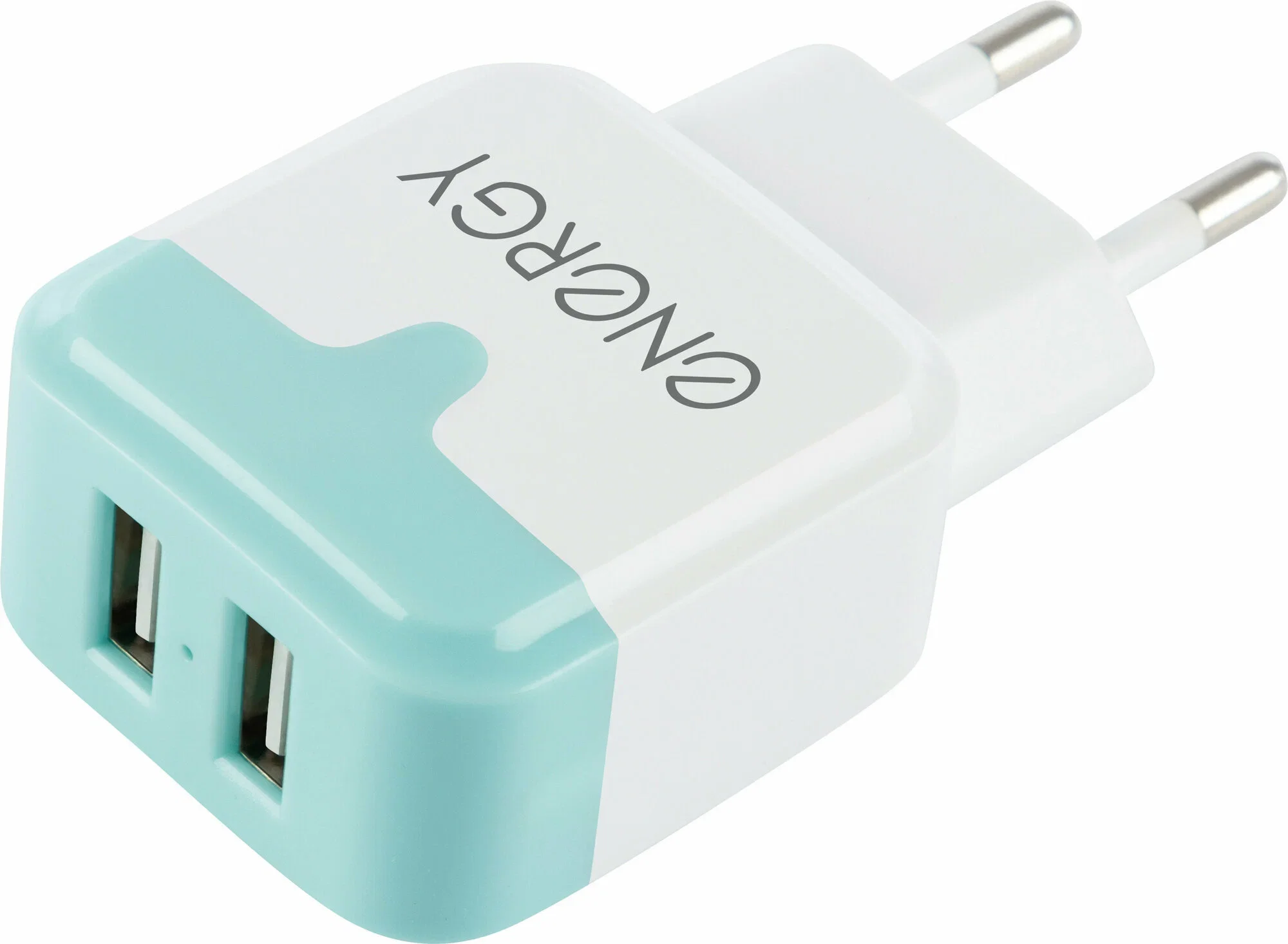 Сетевые Зарядные Устройства (СЗУ) Energy ET-33, 2 USB разъёма, 2,1А, цвет - белый