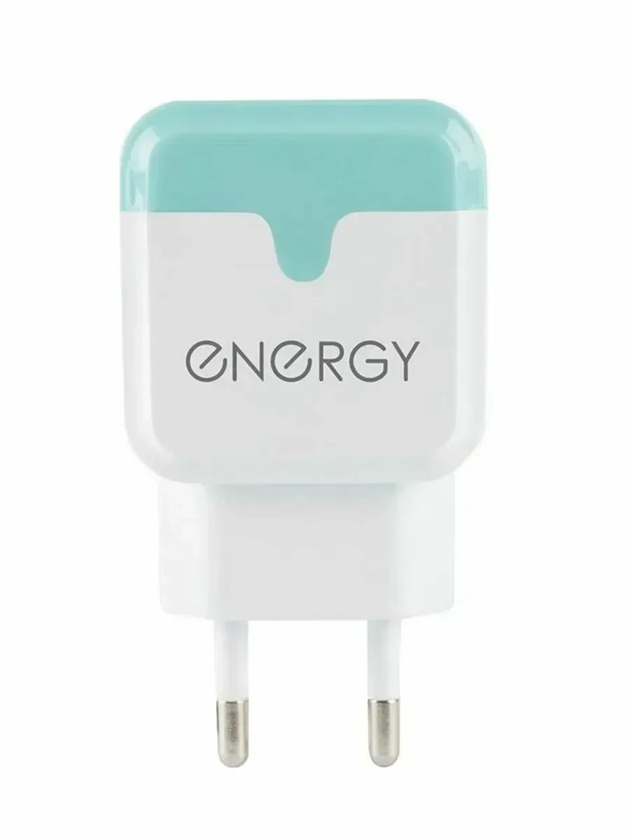 Сетевые Зарядные Устройства (СЗУ) Energy ET-33, 2 USB разъёма, 2,1А, цвет - белый