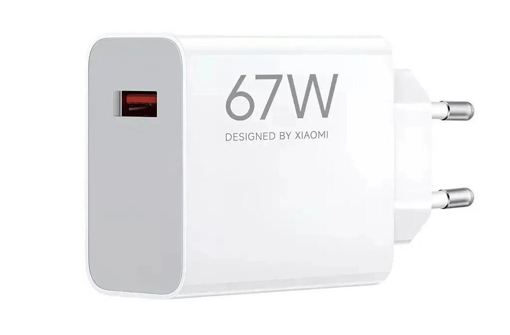Сетевые Зарядные Устройства (СЗУ) Xiaomi 67Вт GAN 1USB + кабель Type-C (АААА) Белый