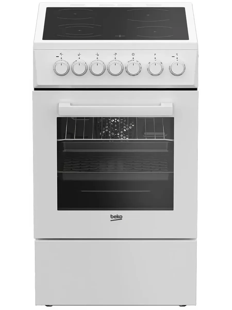 Электроплита Beko FSE57110GW белая