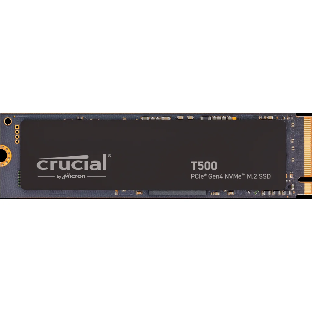 Твердотельный диск 2TB Crucial T500 CT2000T500SSD8 M.2, NVMe 3D TLC [R/W - 7400/7000 MB/s]