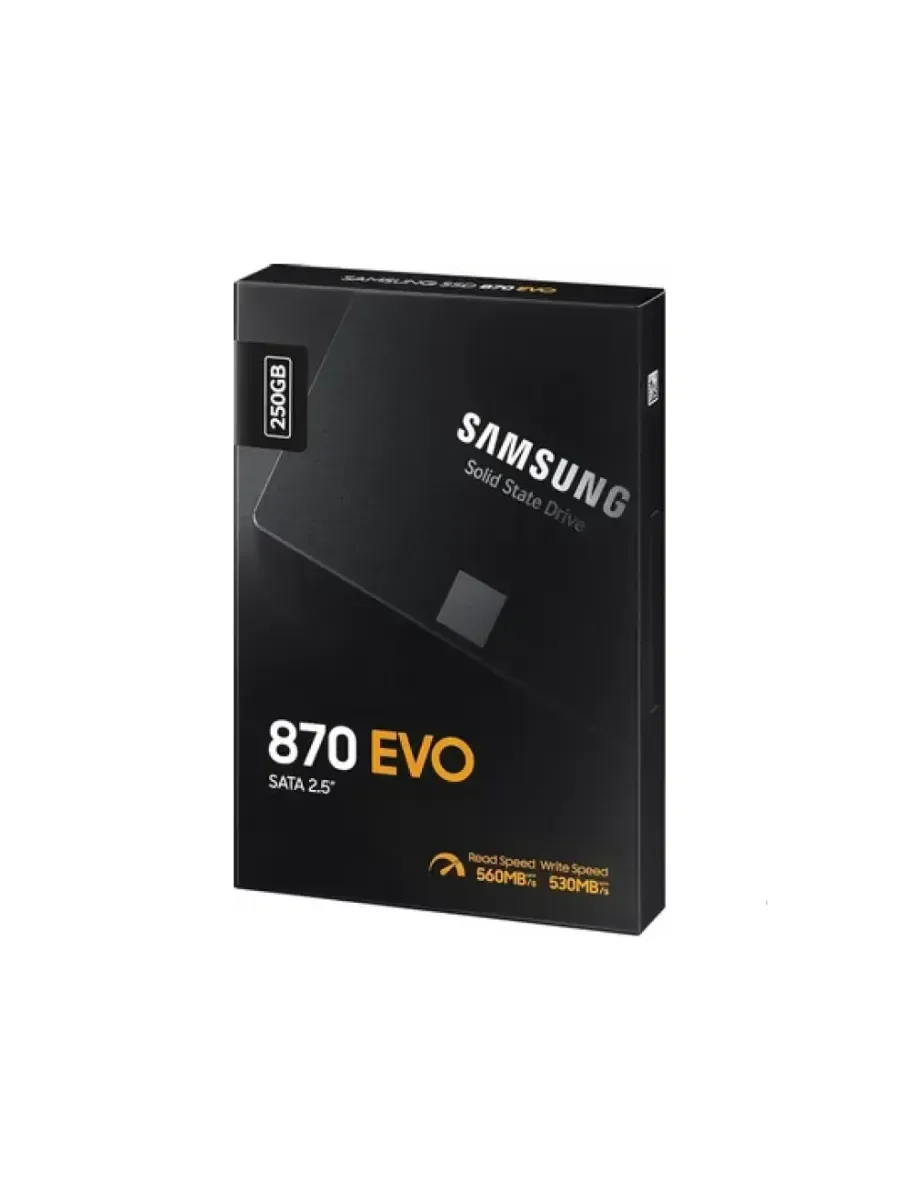 Твердотельный диск 2TB Samsung 870 EVO, V-NAND, 2.5", SATA III, [R/W - 530/560 MB/s]