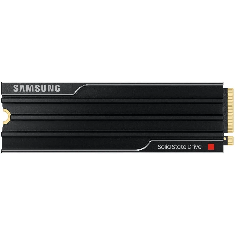 Твердотельный диск 2TB Samsung 9100 PRO, M.2, PCI-E 5.0 x4, TLC 3D NAND [R/W - 14800/13400 MB/s] с радиатором