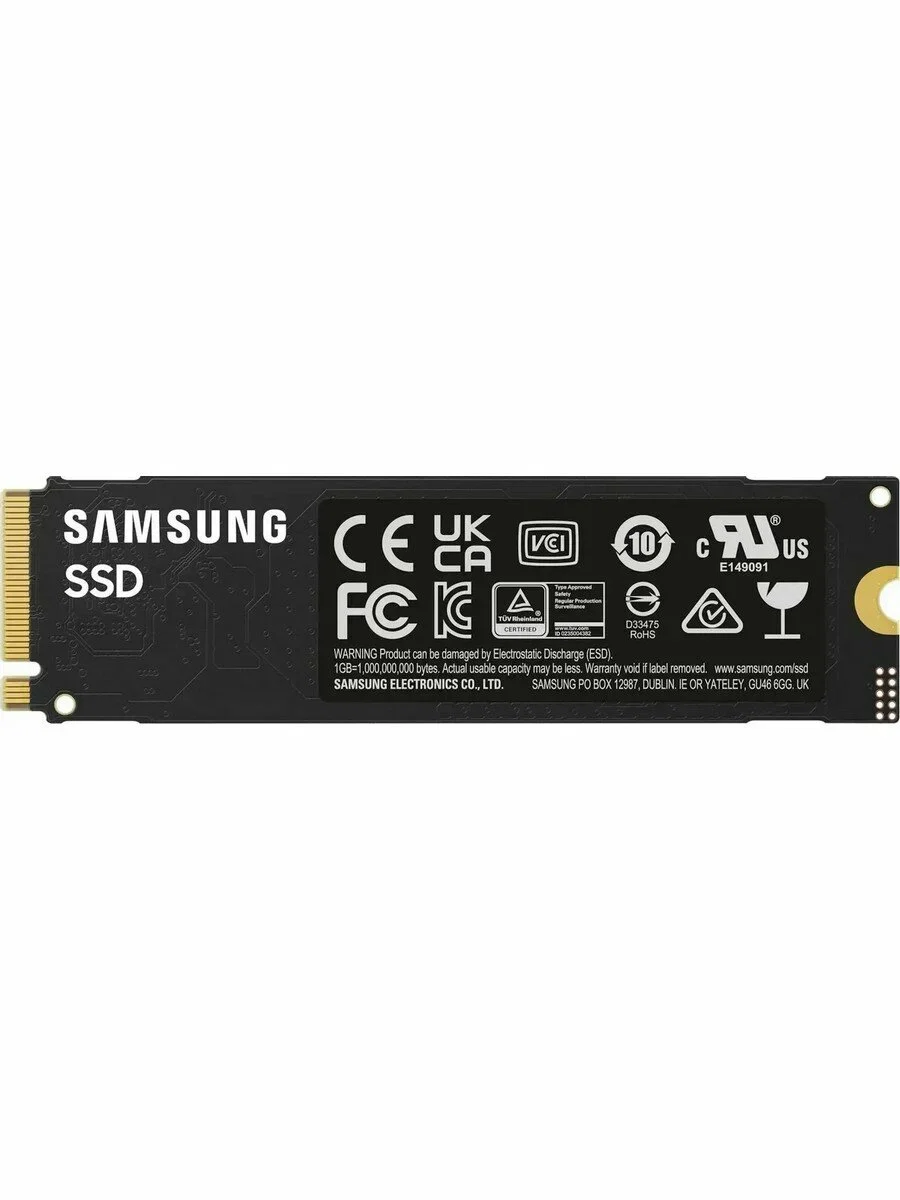 Твердотельный диск 2TB Samsung 990 EVO Plus, M.2, PCI-E 5.0 x2, V-NAND TLC [R/W - 7250/6300 MB/s]