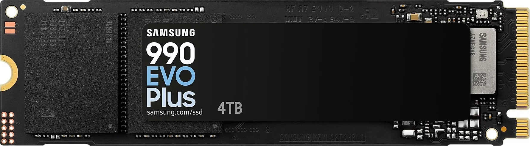 Твердотельный диск 2TB Samsung 990 EVO Plus, M.2, PCI-E 5.0 x2, V-NAND TLC [R/W - 7250/6300 MB/s]