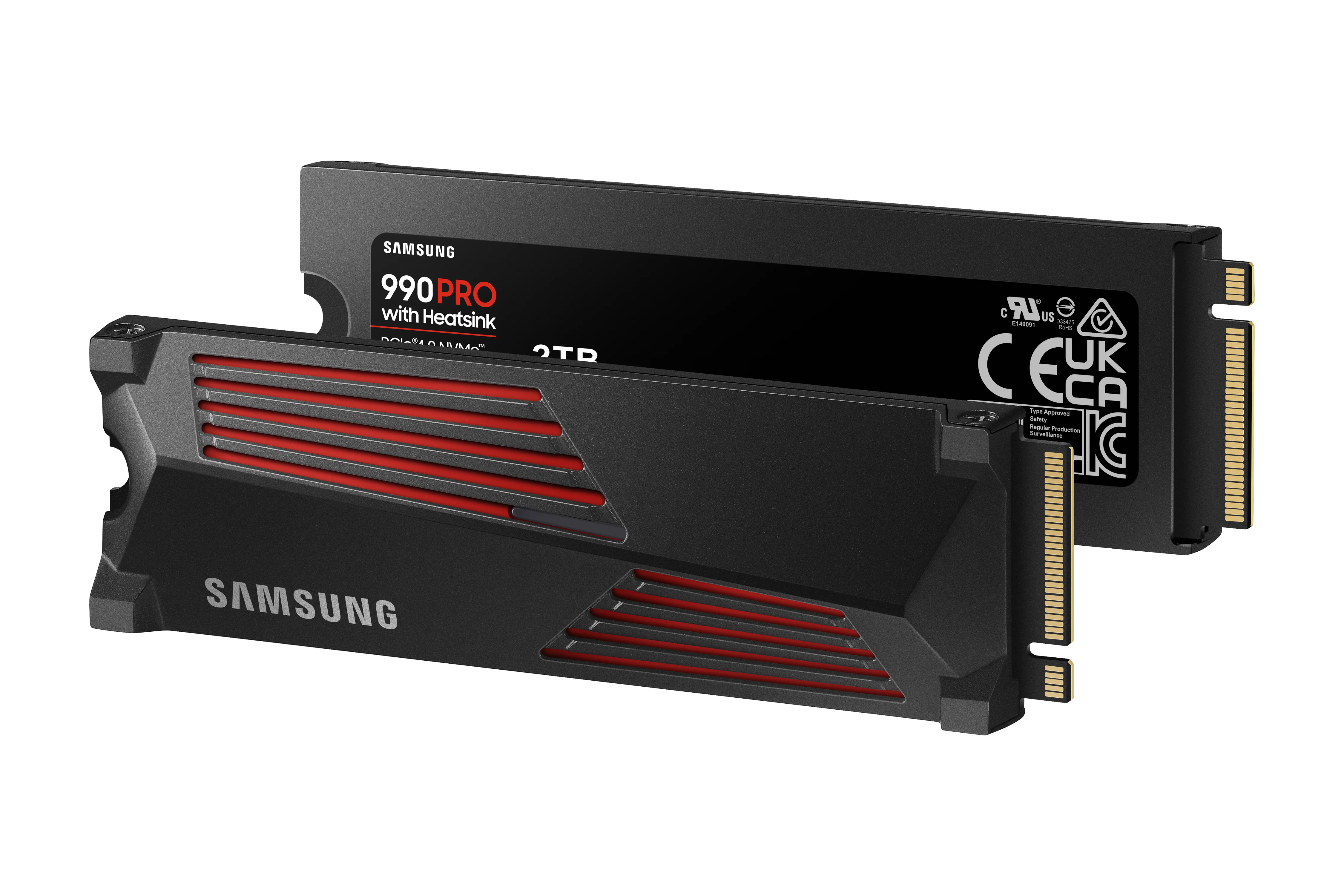 Твердотельный диск 2TB Samsung 990 PRO, M.2, PCI-E 4.0 x4, TLC 3D NAND [R/W - 7450/6900 MB/s]