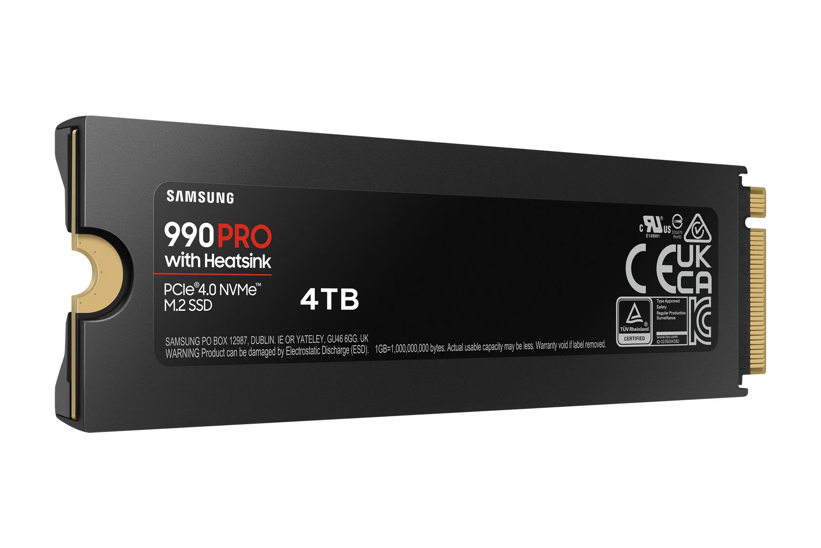 Твердотельный диск 2TB Samsung 990 PRO, M.2, PCI-E 4.0 x4, TLC 3D NAND [R/W - 7450/6900 MB/s]