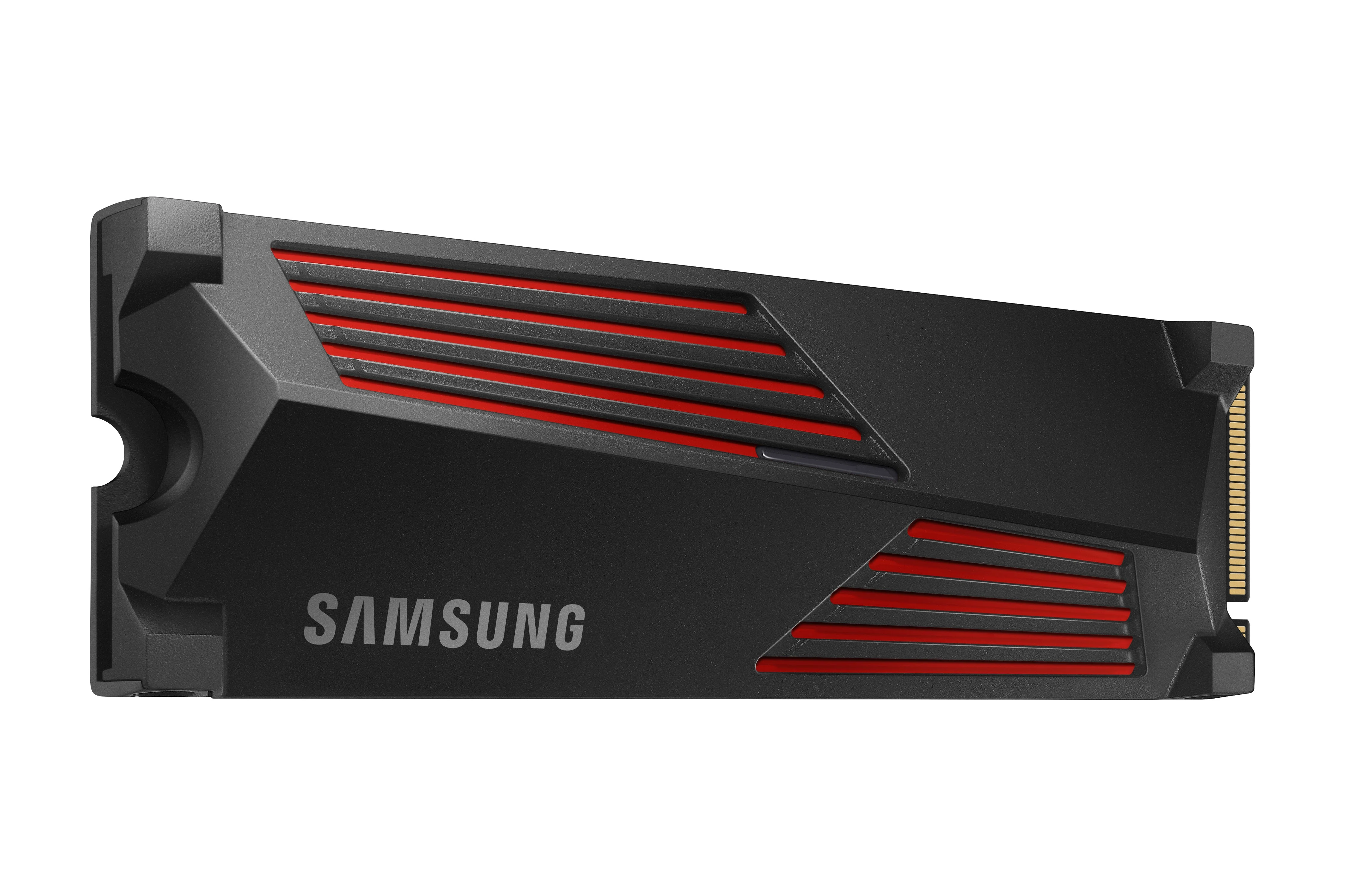 Твердотельный диск 2TB Samsung 990 PRO, M.2, PCI-E 4.0 x4, TLC 3D NAND [R/W - 7450/6900 MB/s] with Heatsink