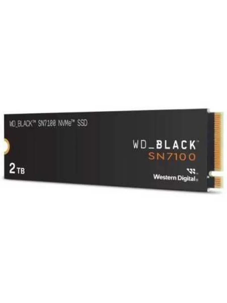 Твердотельный диск 2TB WD Black SN7100 , M.2 2280, PCI-E 4x4, [R/W - 7250/6900 MB/s] 3D-NAND TLC