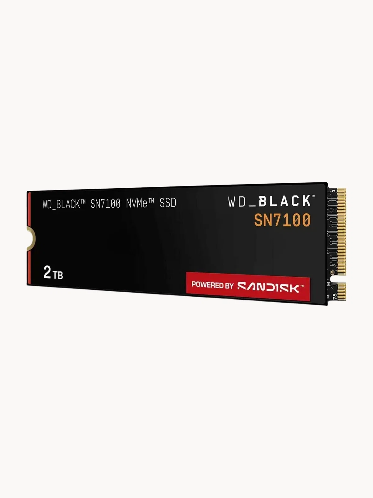 Твердотельный диск 2TB WD Black SN7100 , M.2 2280, PCI-E 4x4, [R/W - 7250/6900 MB/s] 3D-NAND TLC