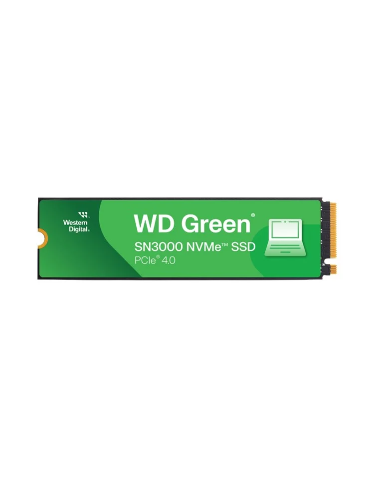 Твердотельный диск 2TB WD Green SN3000, M.2 2280, PCI-E 3x4, [R/W - 5000/4200 MB/s]