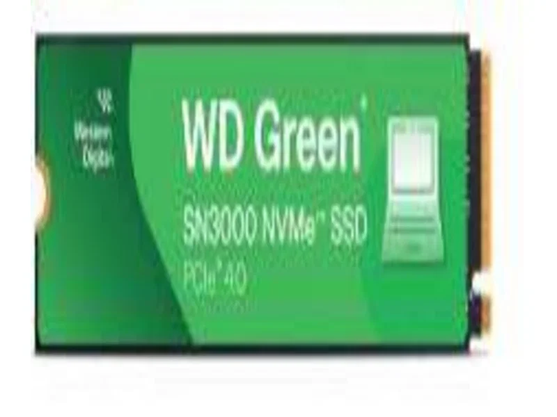 Твердотельный диск 2TB WD Green SN3000, M.2 2280, PCI-E 3x4, [R/W - 5000/4200 MB/s]