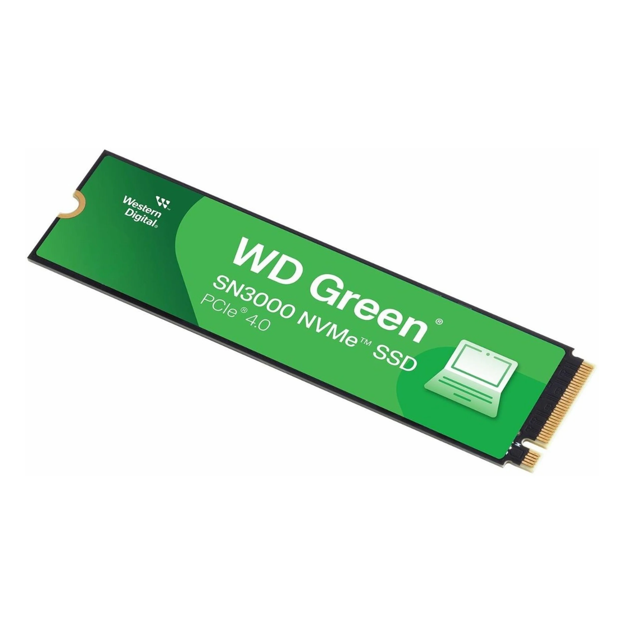 Твердотельный диск 2TB WD Green SN3000, M.2 2280, PCI-E 3x4, [R/W - 5000/4200 MB/s]