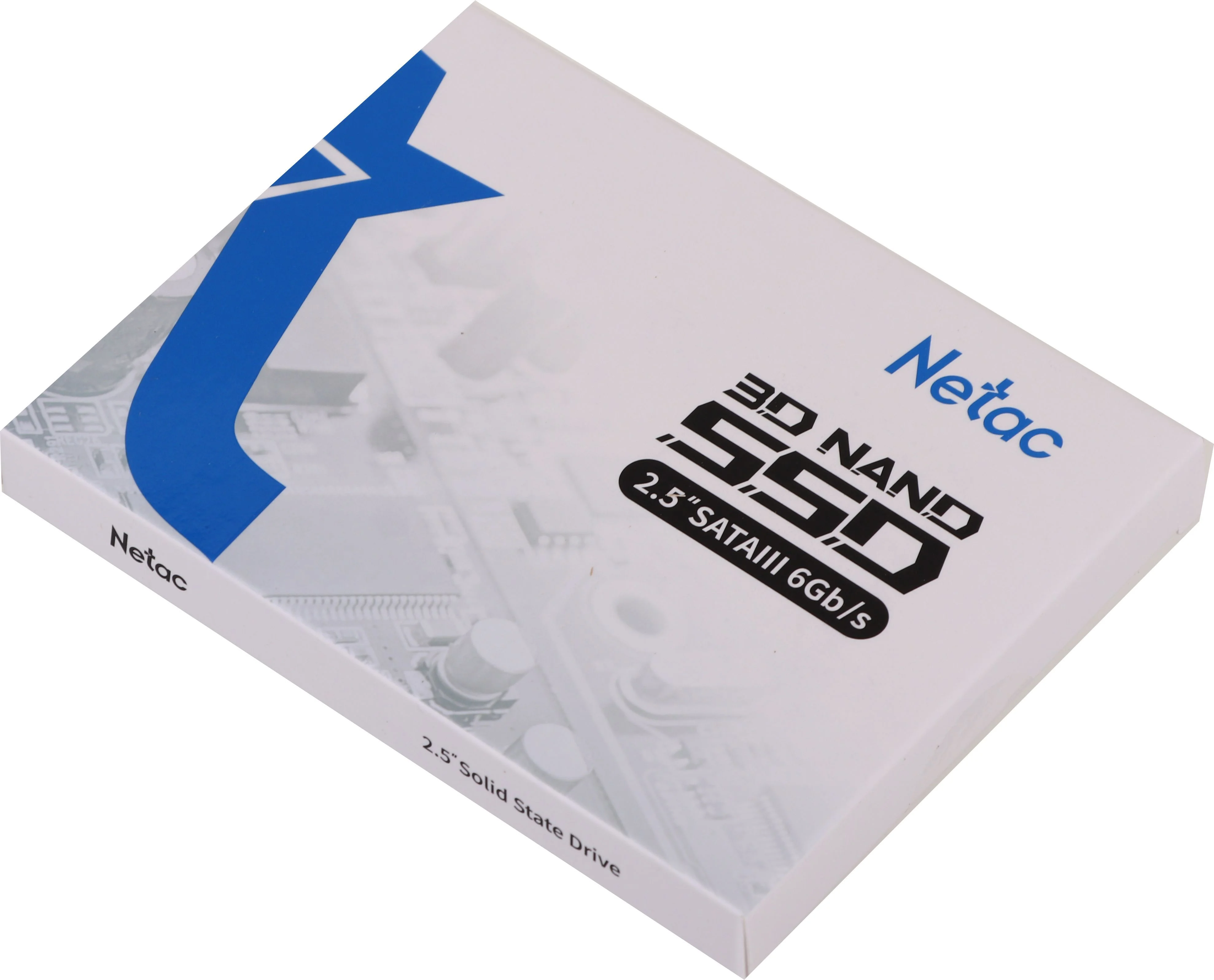 Твердотельный диск 240GB Netac N535S, 2.5", SATA III, [R/W - 540/490 MB/s] 3D-NAND