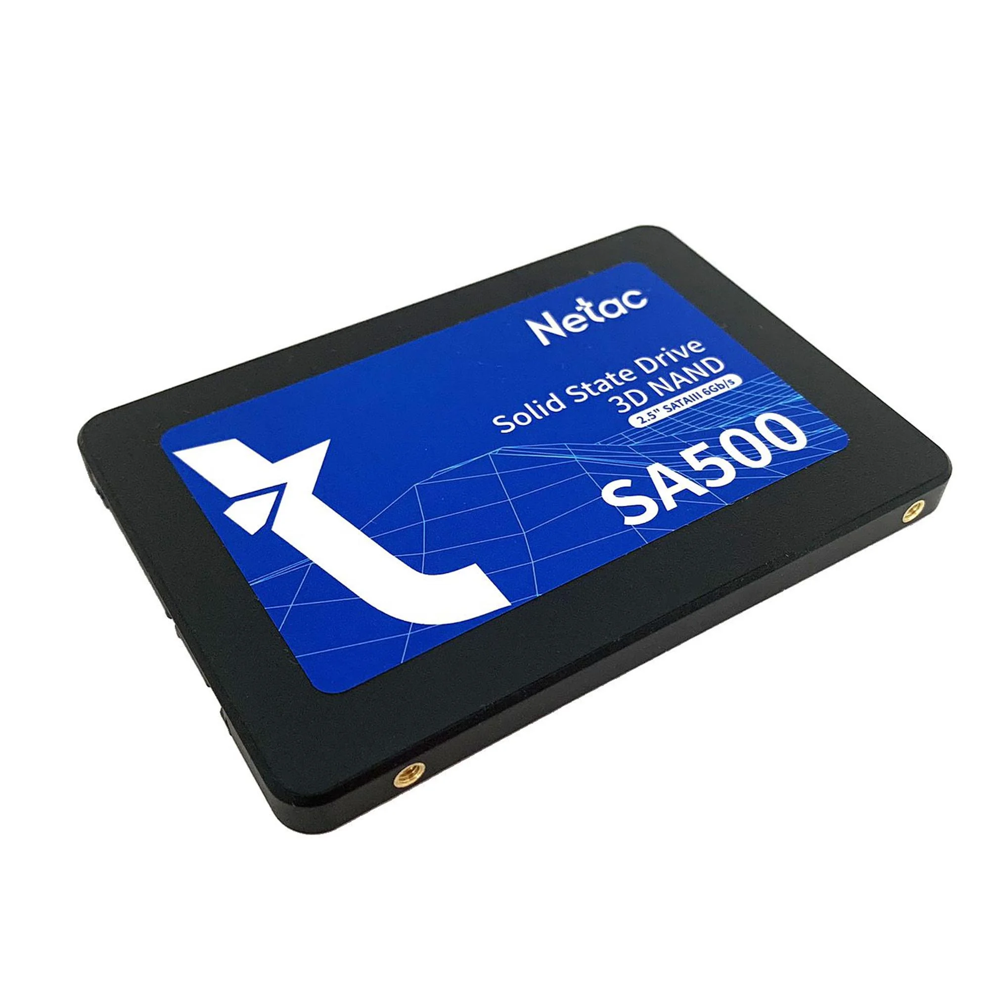 Твердотельный диск 240GB Netac SA500, 2.5", SATA III, [R/W - 520/450 MB/s] 3D-NAND