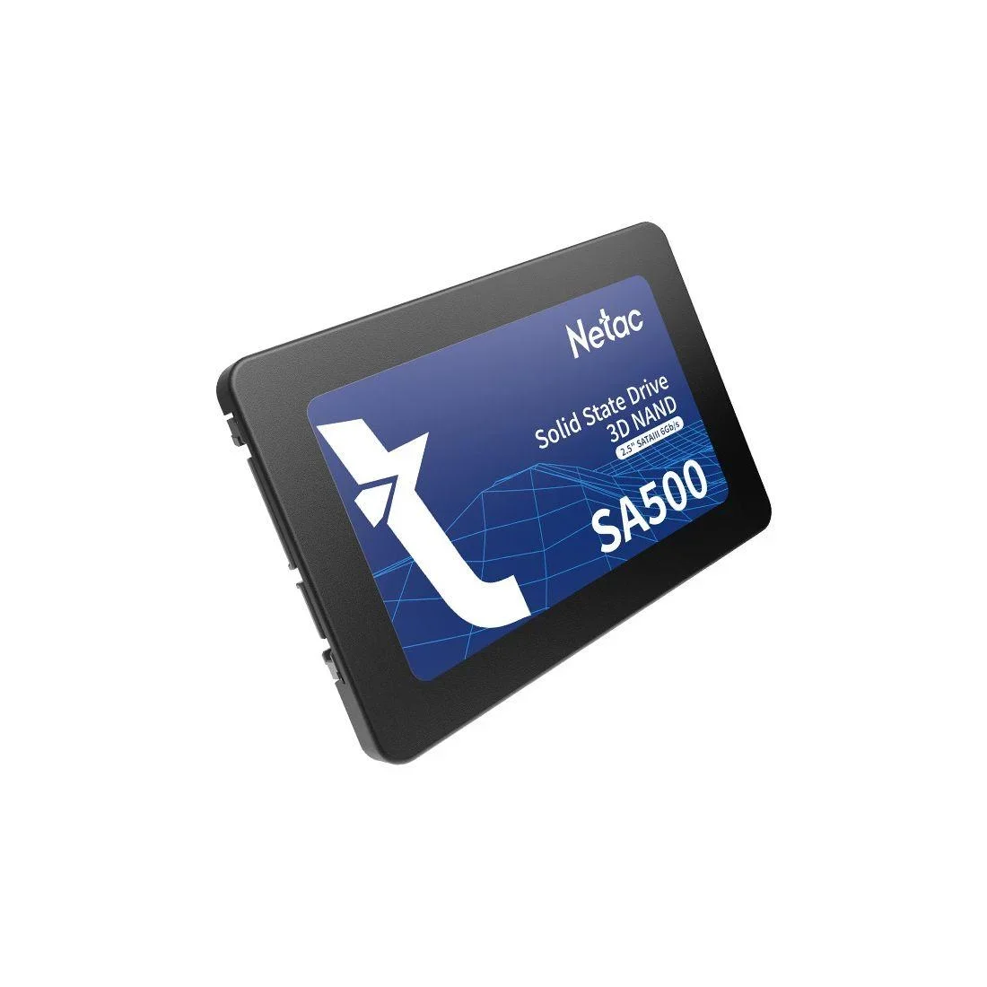 Твердотельный диск 240GB Netac SA500, 2.5", SATA III, [R/W - 520/450 MB/s] 3D-NAND