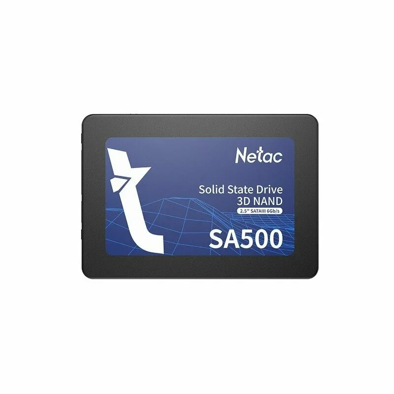 Твердотельный диск 240GB Netac SA500, 2.5", SATA III, [R/W - 520/450 MB/s] 3D-NAND