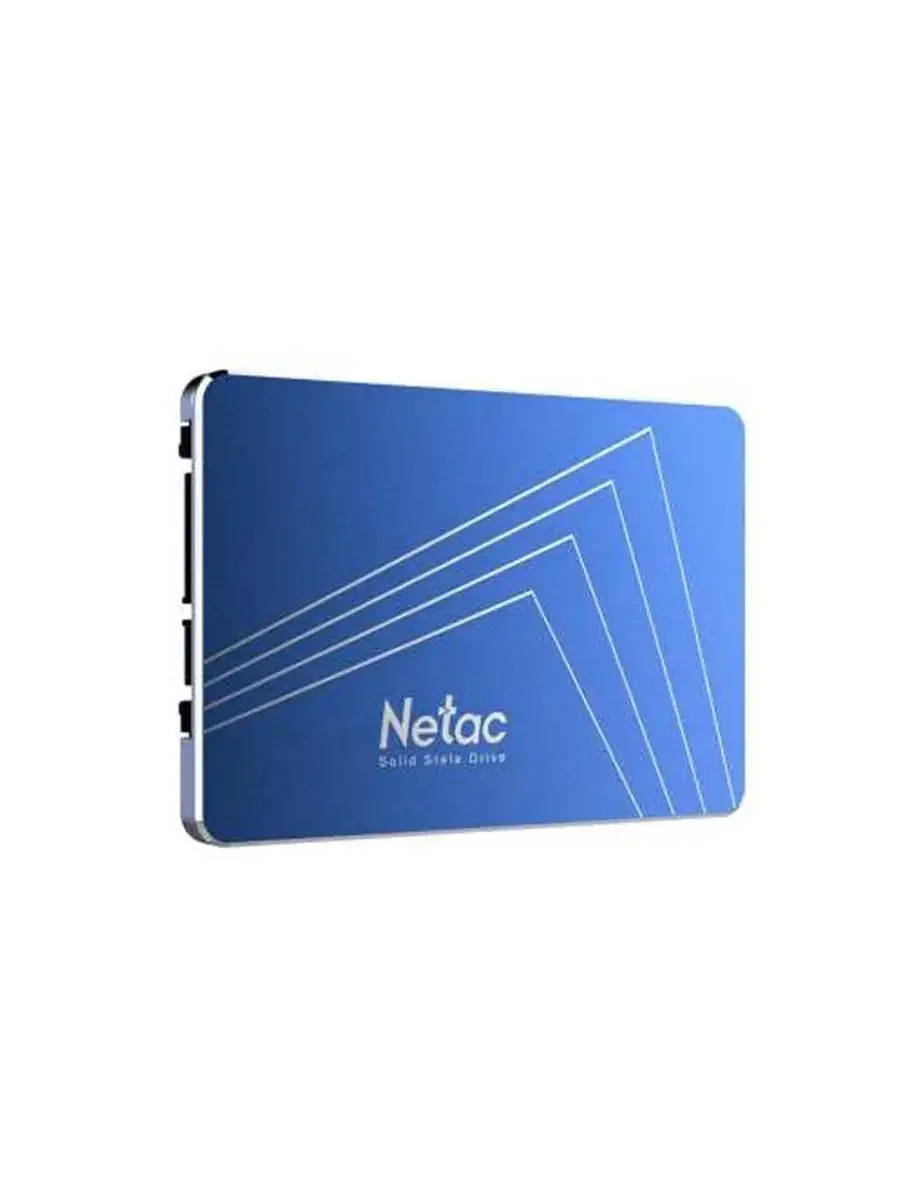 Твердотельный диск 256GB Netac N600S, 2.5", SATA III, [R/W - 540/490 MB/s] 3D-NAND