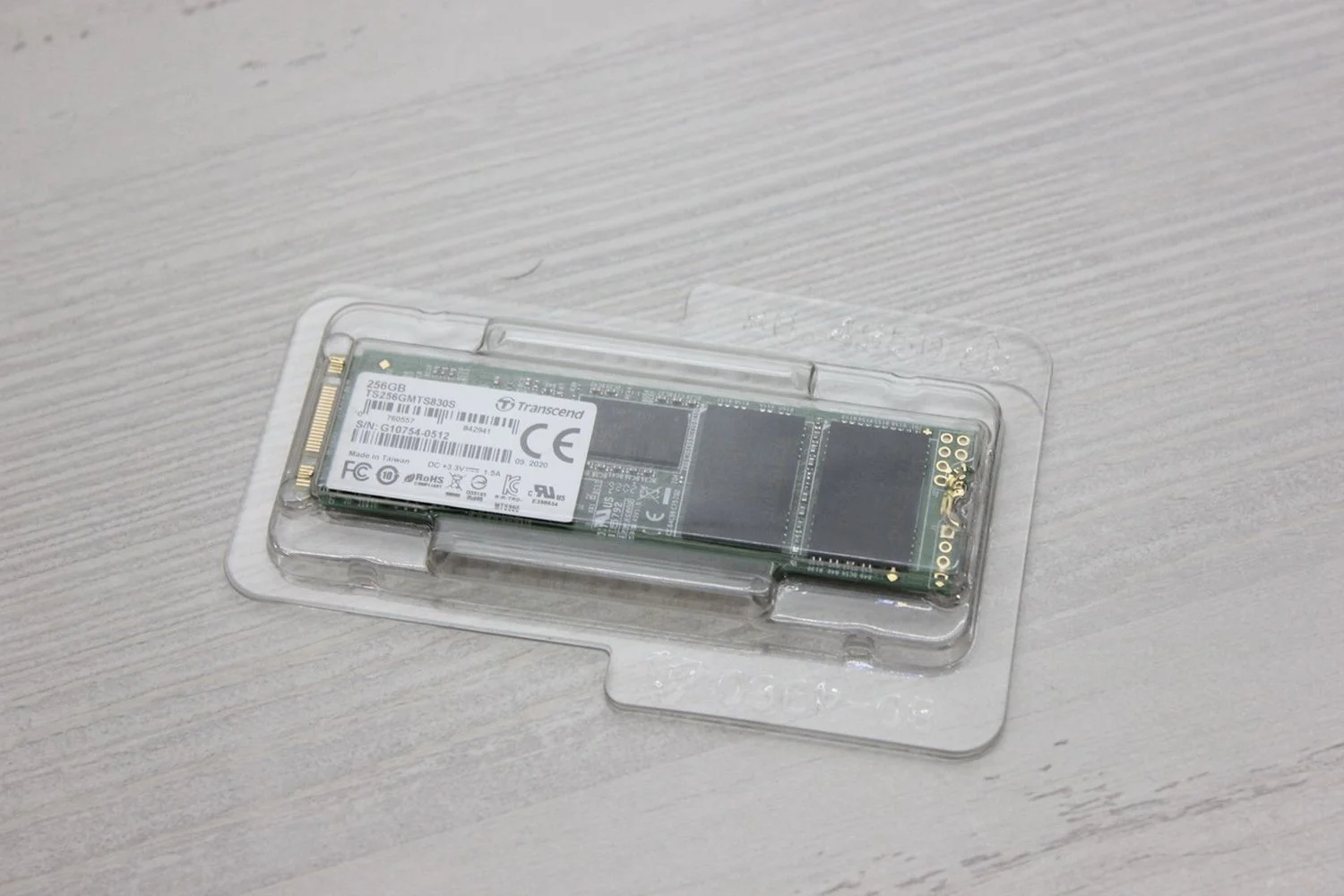 Твердотельный диск 256GB Transcend MTS830, M.2 2280, SATA, 3D TLC, with DRAM [R/W - 530/400 MB/s]