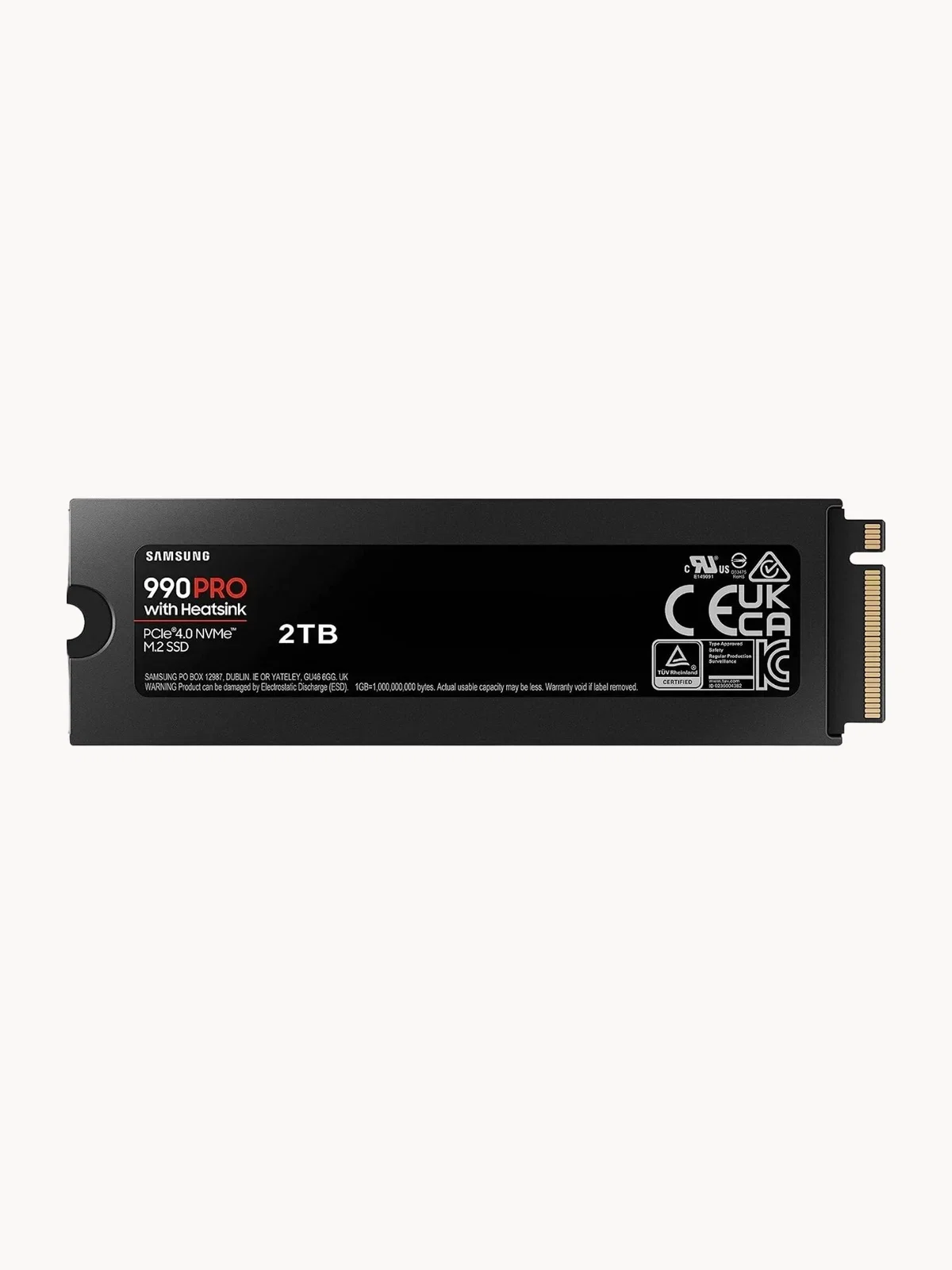 Твердотельный диск 4TB Samsung 990 PRO, M.2, PCI-E 4.0 x4, TLC 3D NAND [R/W - 7450/6900 MB/s]