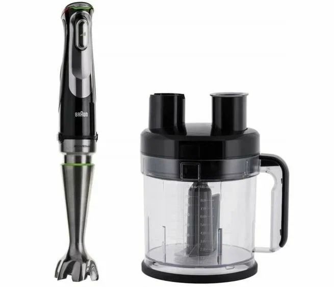 Блендер погружной Braun MQ9195XLI 1200 Вт, черный