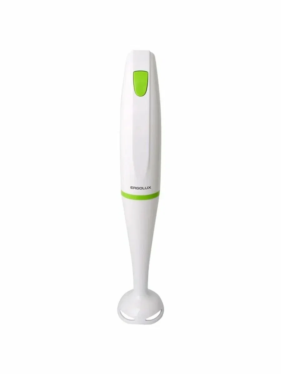 Блендер погружной Ergolux ELX-HB01-C34 (13124) 1 скорость 250 Вт, 220-240В пласт. бело-салатовый