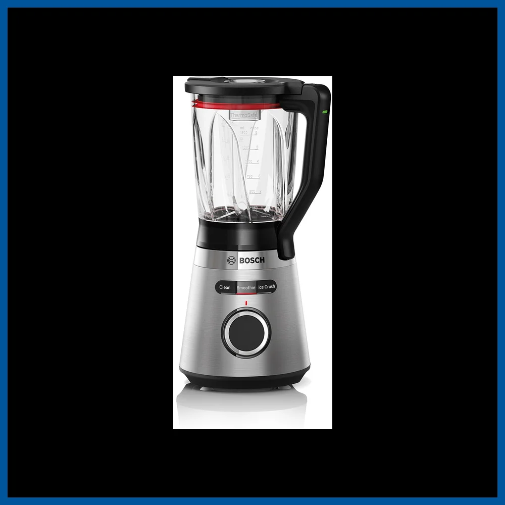 Блендер стационарный Bosch MMB6384M, 1200Вт, черный/нержавеющая сталь