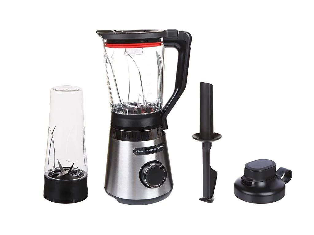 Блендер стационарный Bosch MMB6384M, 1200Вт, черный/нержавеющая сталь