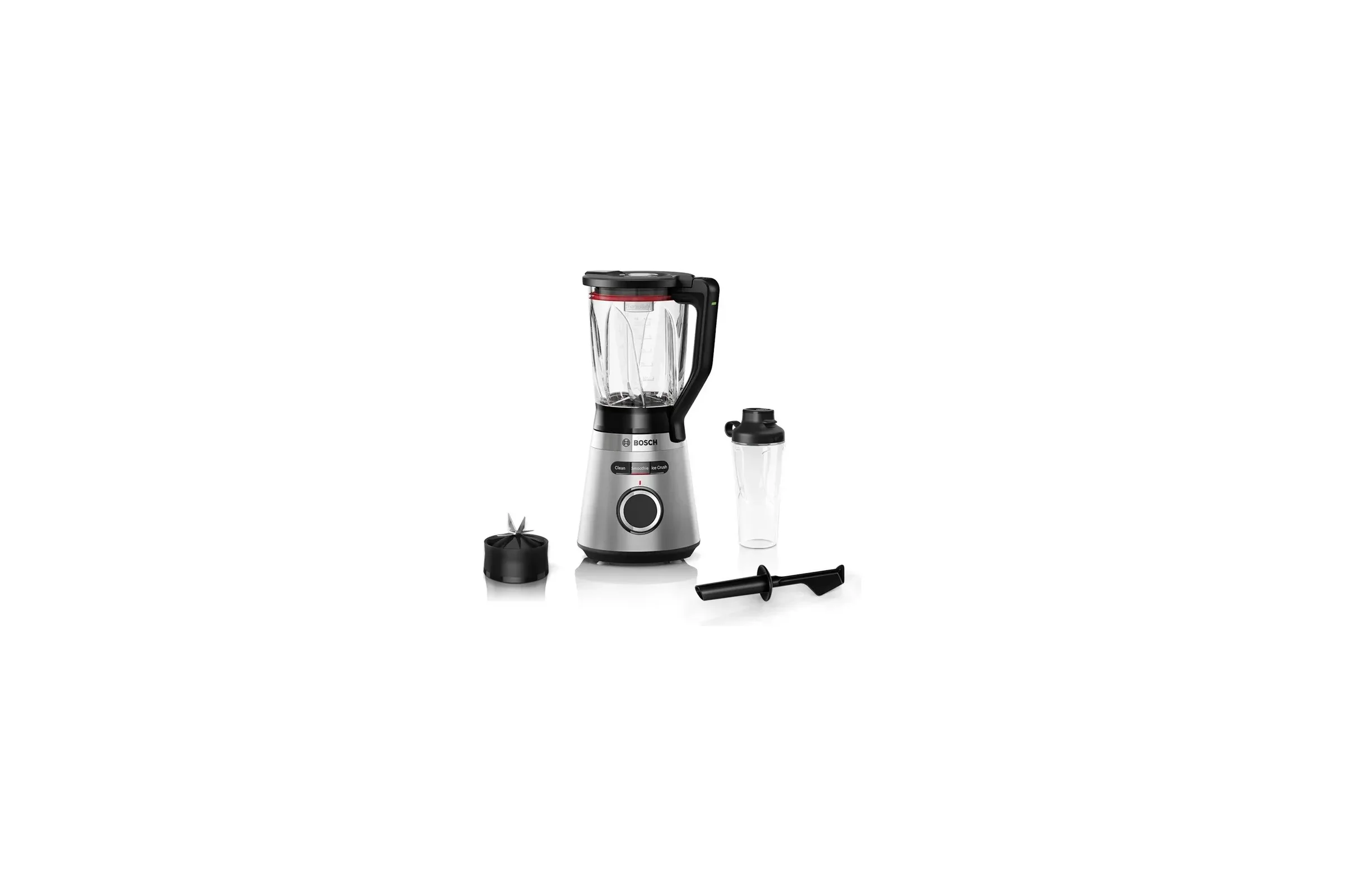 Блендер стационарный Bosch MMB6384M, 1200Вт, черный/нержавеющая сталь