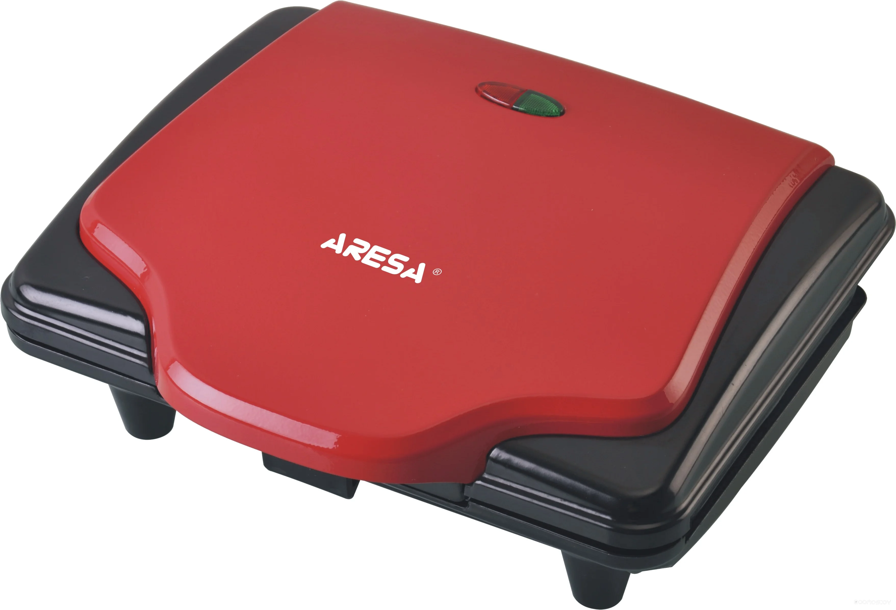 Вафельница ARESA W-603 (AR-2801)(Мощность 700 Вт. Материал корпуса - термостойкий пластик. Высококачественное антипригарное покрытие. 2 вафельные форм