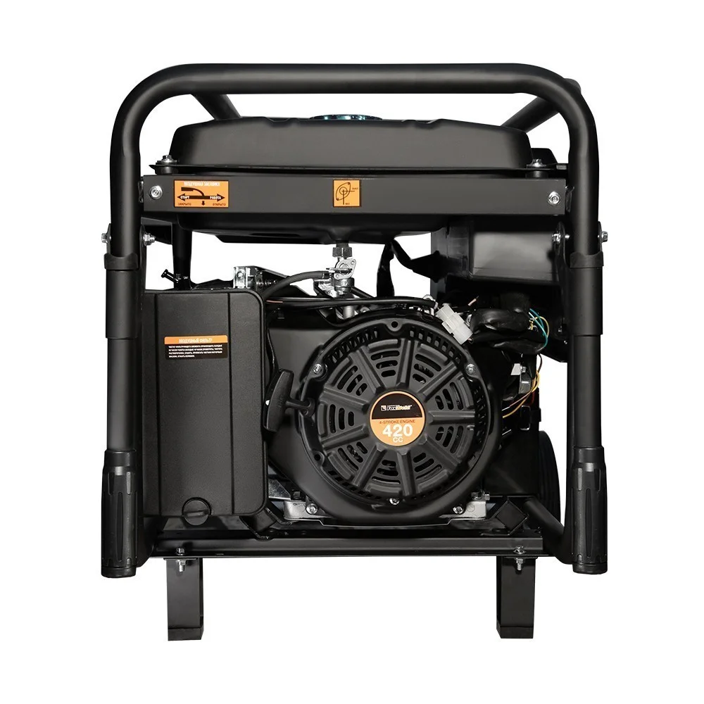 Генератор бензиновый FoxWeld Expert G7500 EW, ручной/электростартер 6,5кВт, бак 25л, 15л/с, медь обм