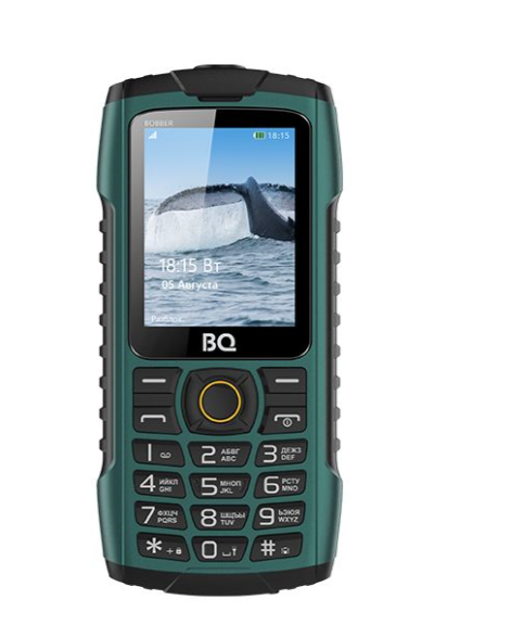 Мобильный телефон BQ-2439 Bobber Green Мк