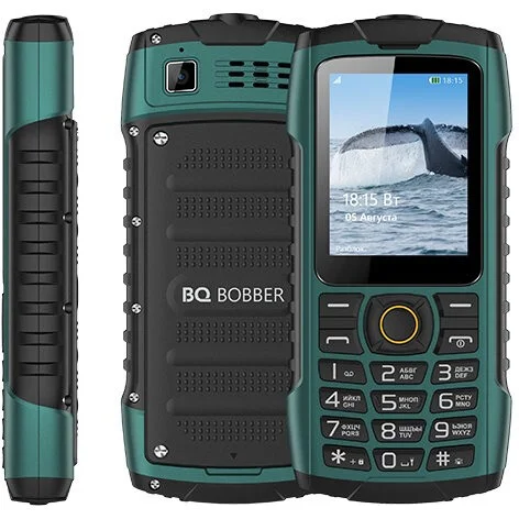 Мобильный телефон BQ-2439 Bobber Green Мк