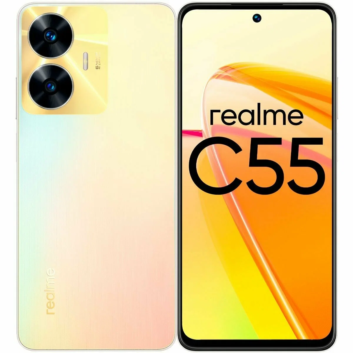 Смартфон Realme C55 8/256 РСТ, Зеленый, 6.72" (2400x1080), 5000 мА⋅ч, (RMX3710) Мк