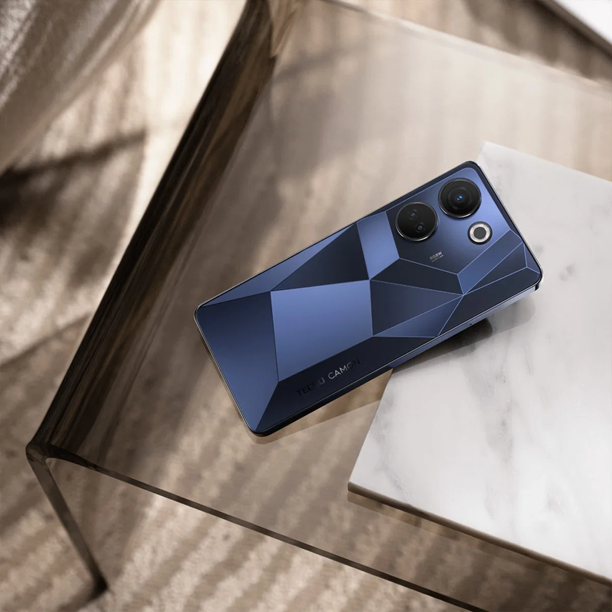 Смартфон Tecno Camon 20 8/256Gb Predawn Black, 6.67" (2400x1080), Full HD, AMOLED, 5000 мА (CK6n) Мк